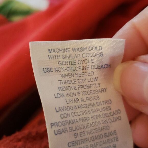 EUC Ombre Coral Purple Champion Hoodie Sweatshirt Youth Sz L - Picture 8 of 8